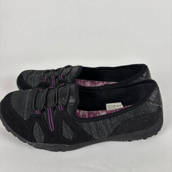 DANSKIN NOW Gray/Pink Memory Foam Sneakers, Slip-On, Size 9, Non-Marking - Picture 4 of 6